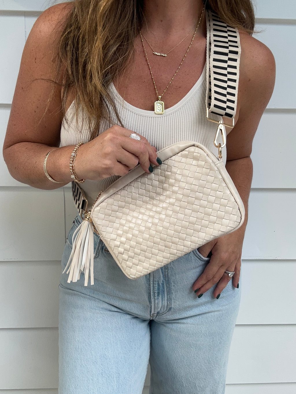 Woven Willow Crossbody Bag